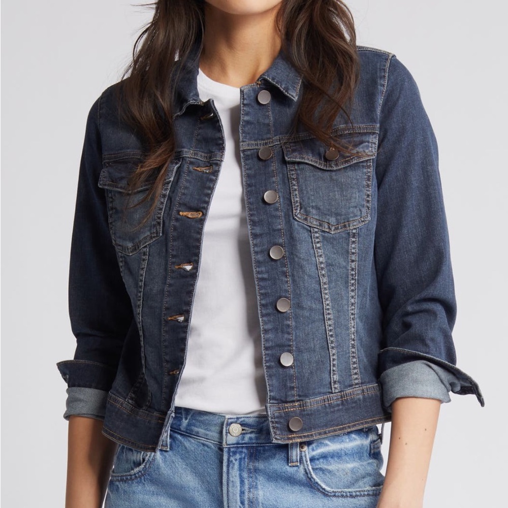 Kut from the Kloth Helena Dark Blue Denim Jacket